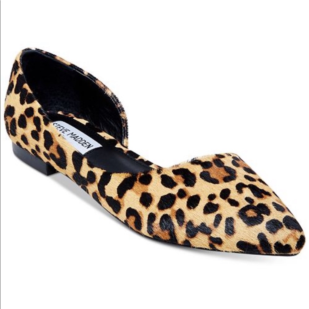 Steve Madden Audriana Leopard Flat - Sz 9
